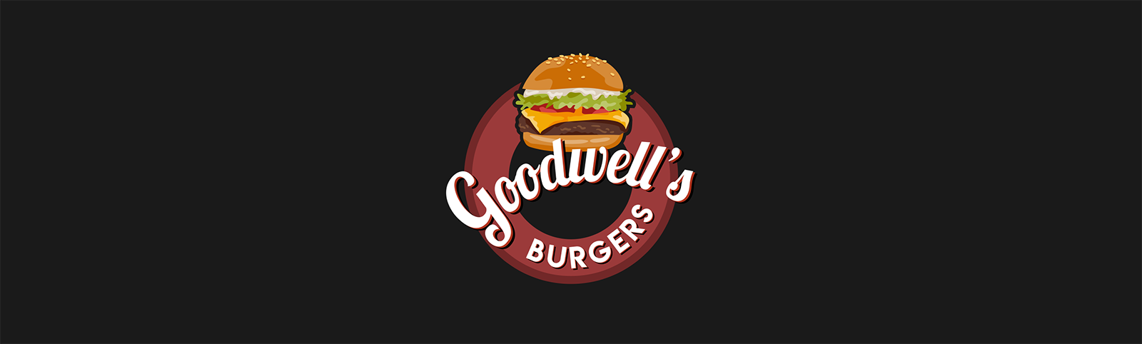 Goodwell's Burgers Logo Design